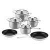 10 Delige Downdraft Pannenset Ducq