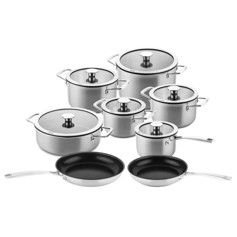 14 Delige Downdraft Pannenset Ducq