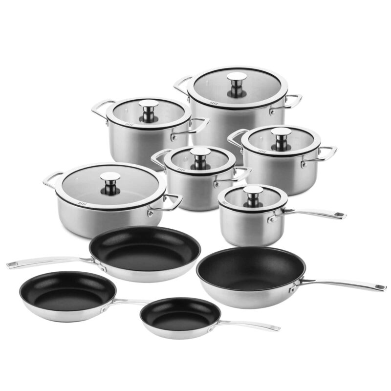 16 Delige Downdraft Pannenset Ducq