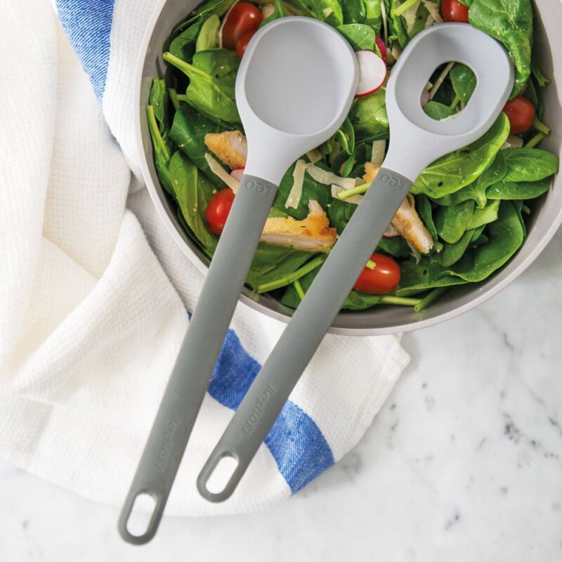 Set Saladebestek Grijs - Leo - Afbeelding 2