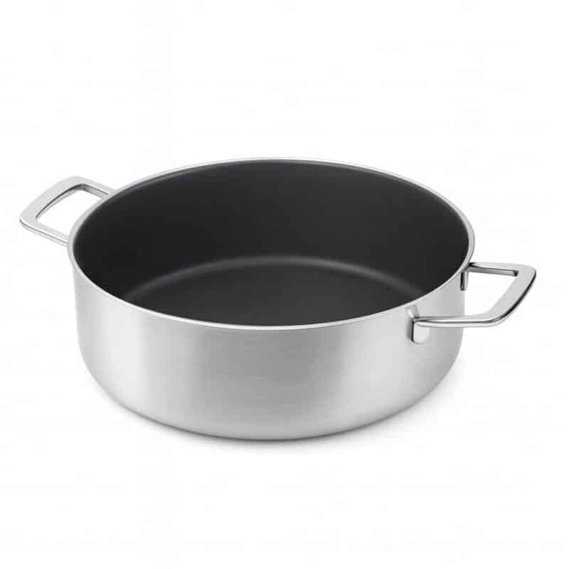 Ducq Downdraft Braadpan 3 Laags met Anti-aanbaklaag