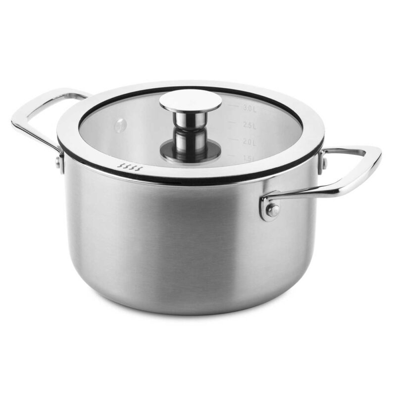 Ducq Downdraft Kookpan 3 Laags 24cm