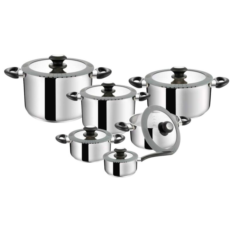 12 Delige Tescoma SmartCOVER Downdraft Pannenset
