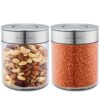 Set van 2 Voorraadpotten met deksel - 700 ml - luchtdicht - Silberthal