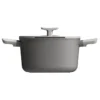 Leo Line Kookpot met Deksel Shadow 24 cm
