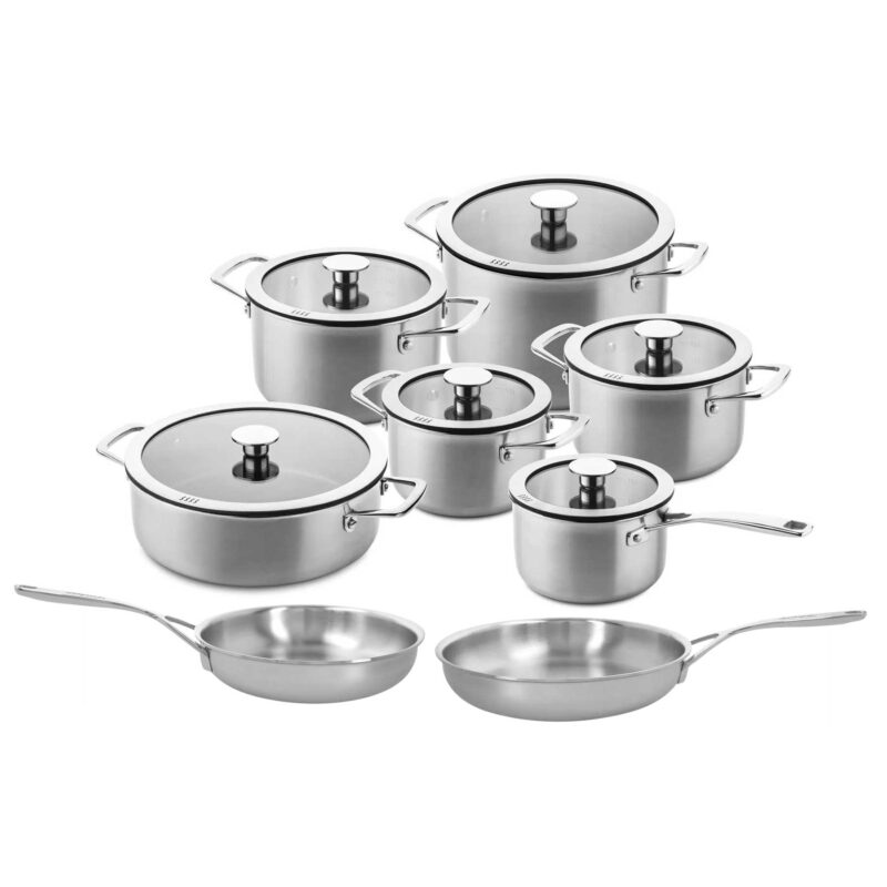 14 Delige Downdraft Pannenset Premium