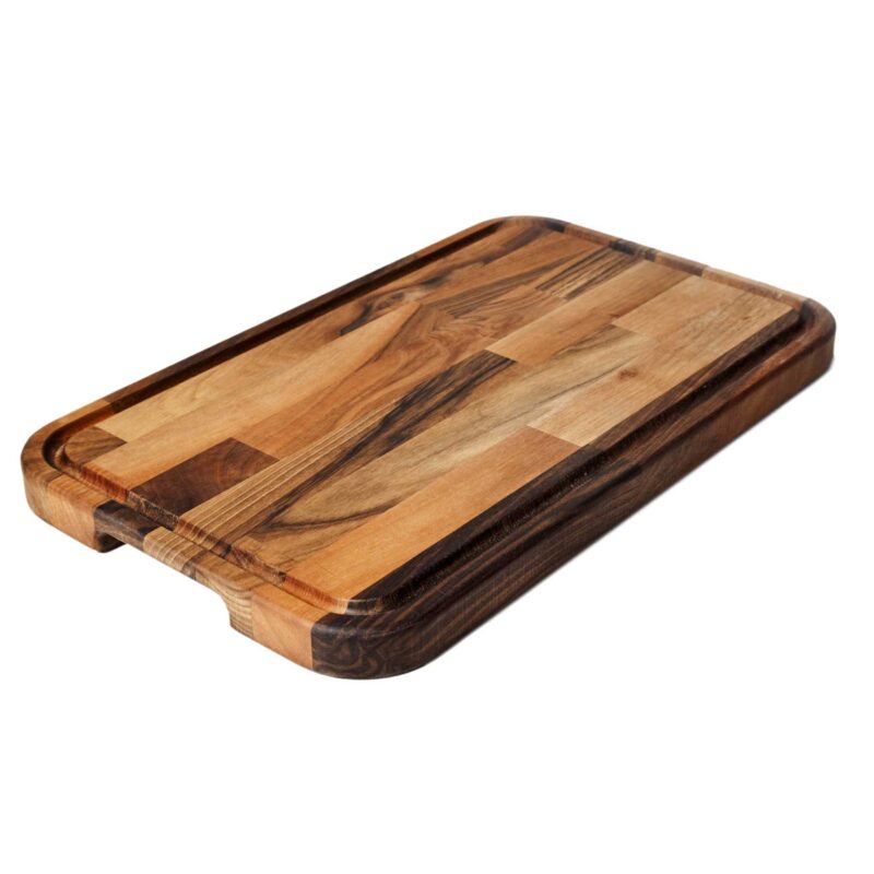 Walnoten Houten Snijplank met Grepen - Euroceppi - 40x30x3