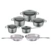11 Delige Fissler Phi Downdraft Pannenset