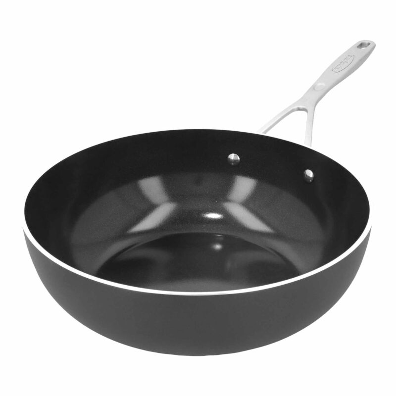 Demeyere Alu Industry 3 Wokpan – 28 cm – Ceraforce – PTFE- en PFAS-vrij - Afbeelding 2