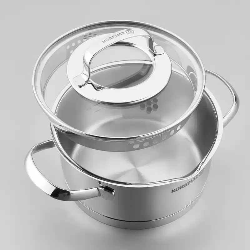 Steama 4-delige Downdraft pannenset by Korkmaz