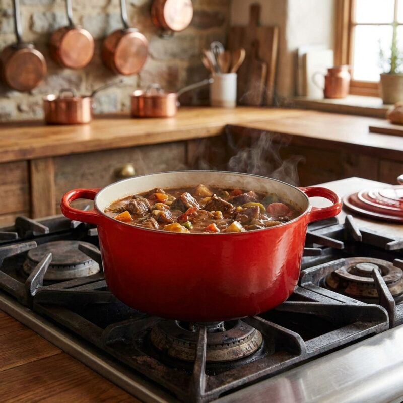 Delucio Gietijzeren Braadpan Rosso Rubino - 26cm - Afbeelding 3