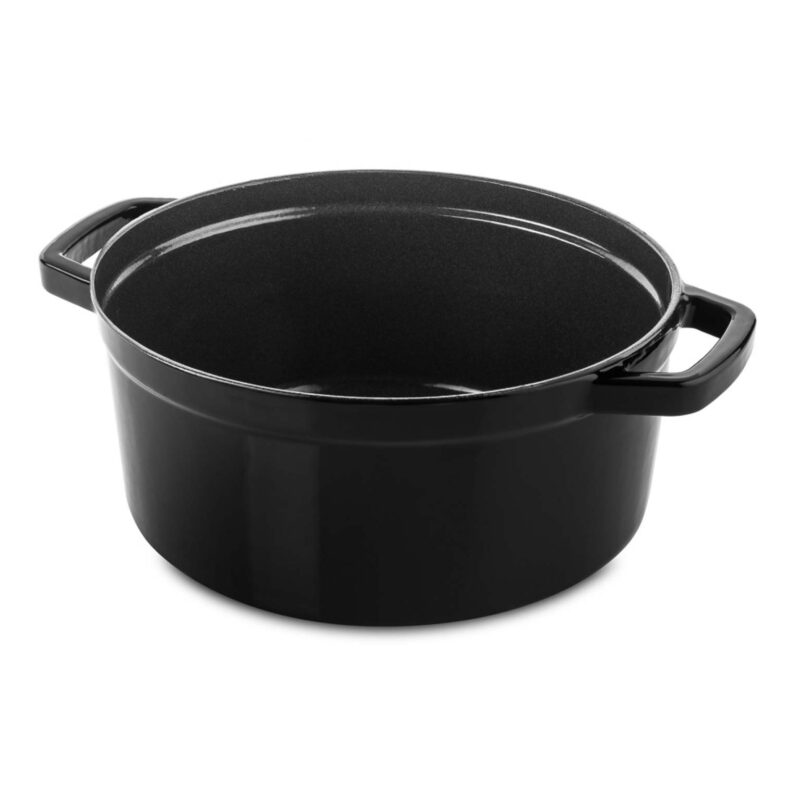 Ducq Gietijzeren Braadpan Zwart - 22 cm - Afbeelding 2