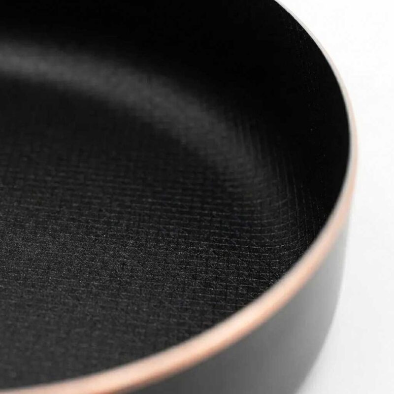 BORA Pan met Koperen Kern (Ø 24 cm) met Deksel – Hapjespan/Koekenpan 2,4 liter - Afbeelding 4